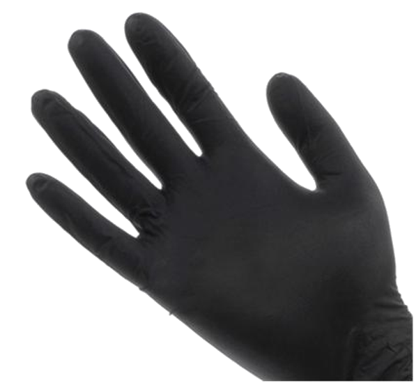 Bild 1 von Premium Nitril-Handschuhe, schwarz, puderfrei, 100St