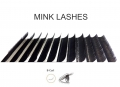 Mink Einzelwimpern, Curl B, Stärke 0,06mm  / (Länge) Mix 7 bis 14mm