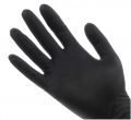 Premium Nitril-Handschuhe, schwarz, puderfrei, 100St